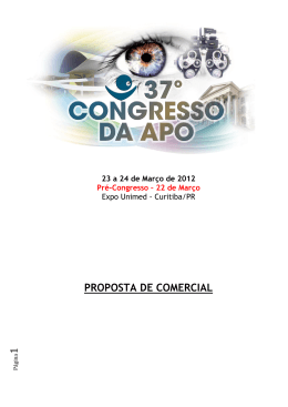 PROPOSTA ALCON - Congresso APO