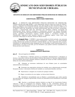 sindicato dos servidores p&uacute;blicos municipais de uberaba