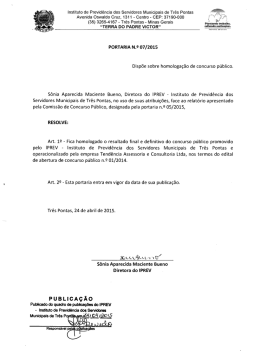 instituto de Previdência dos Servidores Municipais de Três Pontas