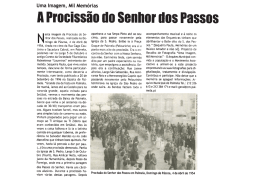 esta imagem da Prociss&atilde;o do Se N nhor dos Passos, realizada no