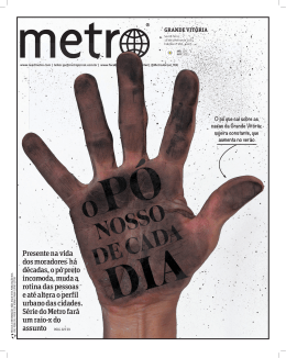 Presente na vida dos moradores há décadas, o pó preto incomoda