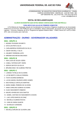 Edital de Reclassifica&ccedil;&atilde;o 02/2014 - Universidade Federal de Juiz