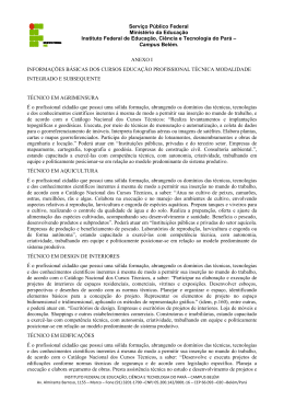 Servi&ccedil;o P&uacute;blico Federal Minist&eacute;rio da Educa&ccedil;&atilde;o Instituto Federal de