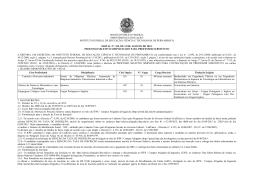 Edital n&ordm; 102-2015 - Sele&ccedil;&atilde;o Professor Substituto (Campus