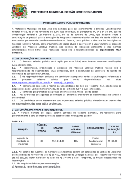 PREFEITURA MUNICIPAL DE S&Atilde;O JOS&Eacute; DOS CAMPOS 1
