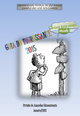 GUIA DO INGRESSANTE 2015
