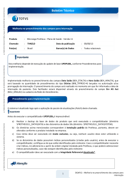 PLS_BT_Melhoria no preenchimento dos campos - TDN