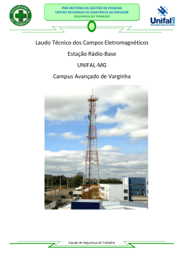 Laudo Técnico dos Campos Eletromagnéticos Estação - Unifal-MG
