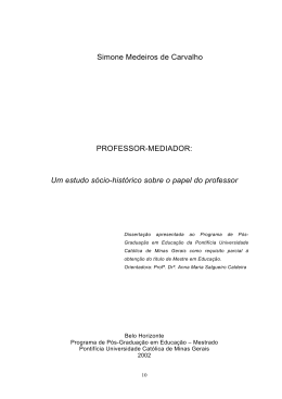 Simone Medeiros de Carvalho PROFESSOR