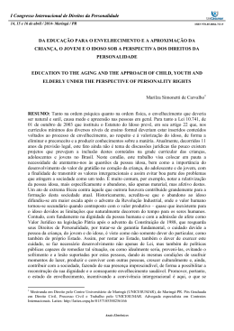 I Congresso Internacional de Direitos da Personalidade