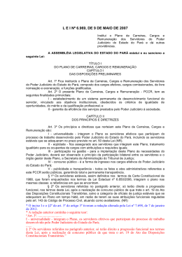 L E I N&ordm; 6.969, DE 9 DE MAIO DE 2007