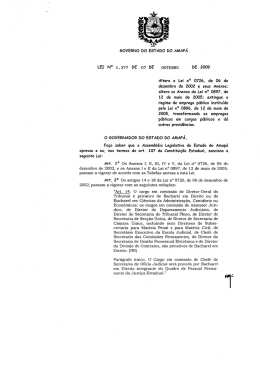 1377/2009 - Tribunal de Justi&ccedil;a do Amap&aacute;