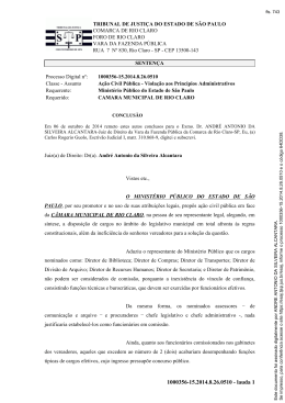 Vara Fazenda P&uacute;blica de Rio Claro