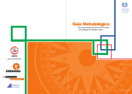 Guia metodológico - Organização Internacional do Trabalho