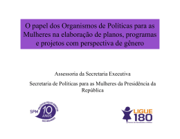 Camila Firmino - Secretaria de Políticas para as Mulheres