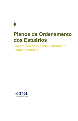 Planos de Ordenamento dos Estuários