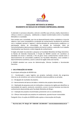 NEXEM - REGIMENTO