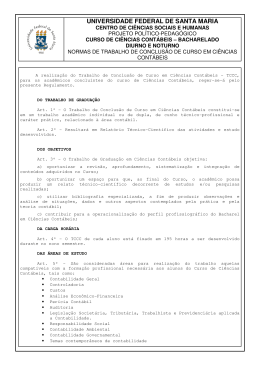 UNIVERSIDADE FEDERAL DE SANTA MARIA