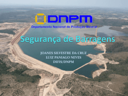 Seguran&ccedil;a de Barragens