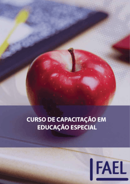 CURSO DE CAPACITAÇÃO EM EDUCAÇÃO ESPECIAL
