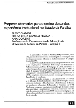 Proposta alternativa para o ensino de surdos