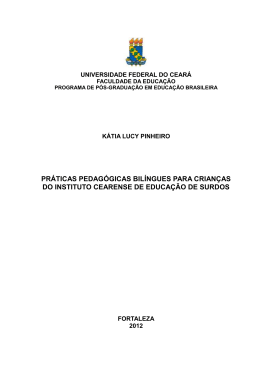 pr&aacute;ticas pedag&oacute;gicas bil&iacute;ngues para crian&ccedil;as do instituto cearense