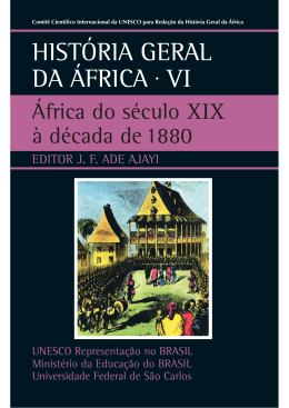 Africa do século XIX à década de 1880