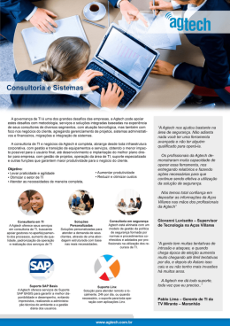 A governan&ccedil;a de TI e uma dos grandes desafios das