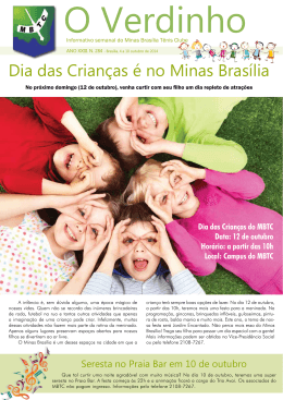 Veja a versão 284 em PDF - Minas Brasília Tênis Clube