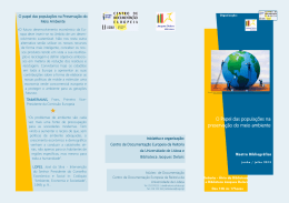 Folheto - Centro de Informa&ccedil;&atilde;o Europeia Jacques Delors