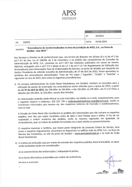 APSS - Portos de Set&uacute;bal e Sesimbra