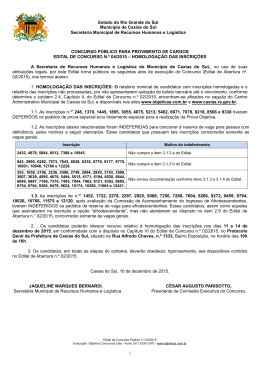 Edital n&deg; 04/2015 - Objetiva Concursos
