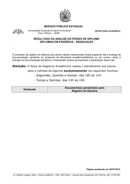 - Segundas, Quartas e Sextas: das 10h às 12h. - Terças e