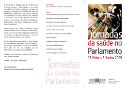 programa&ccedil;&atilde;o - Grupo Desportivo Parlamentar