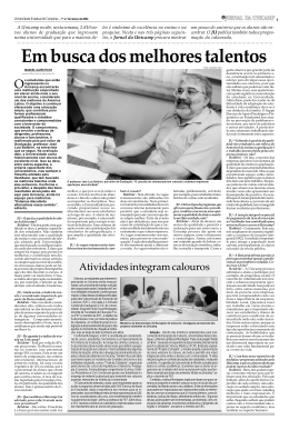 Em busca dos melhores talentos