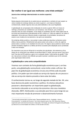 Ser melhor &eacute; ser igual aos melhores: uma triste ambi&ccedil;&atilde;o A