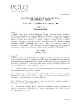 Política de Voto