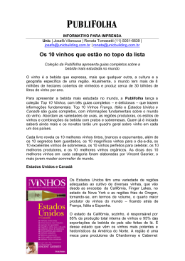 Os 10 vinhos que estão no topo da lista