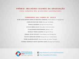 Apresenta&ccedil;&atilde;o do PowerPoint - Centro Universit&aacute;rio Belas Artes de