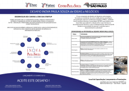 Desafio Inova Paula Souza de Ideias a Negócios