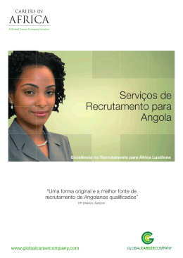 Servi&ccedil;os de Recrutamento para Angola