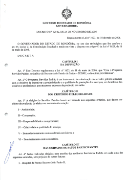 Art. 4o Ser&atilde;o realizadas elei&ccedil;&otilde;es para escolha dos melhores