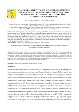 an&aacute;lise quantitativa dos melhores par&acirc;metros para