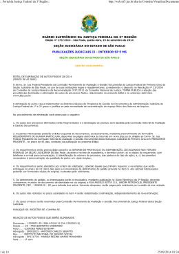 EDITAL n&ordm; 028 - DISPONIBILIZADO EM 25/09/2014