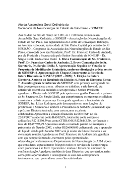 Modelo Ata Assembl&eacute;ia Geral Ordin&aacute;ria