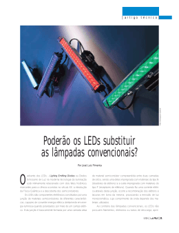 Poderão os LEDs substituir as lâmpadas