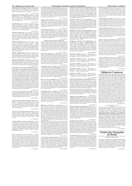 Editais de Comarcas ordem dos Advogados do Brasil