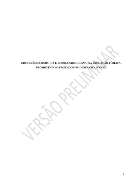 educação econômica e empreendedorismo na educação pública