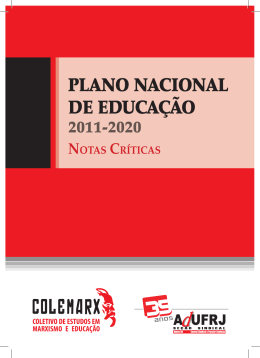PLANO NACIONAL DE EDUCAÇÃO - Sepe-RJ