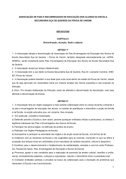Estatutos - Escola Secund&aacute;ria E&ccedil;a de Queir&oacute;s